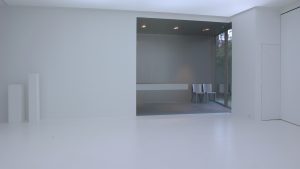 architectuur interieur modern schuifwand wit minimalistisch