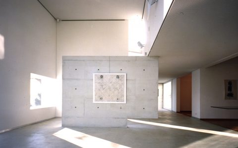 architectuur galerie beton muur dragend element
